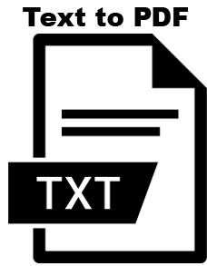 TXT File to pdf
